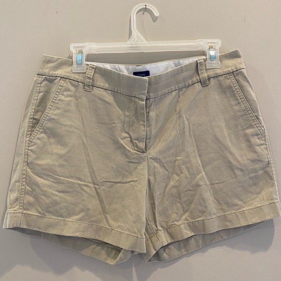 J Crew Khaki Shorts - size 8 - Picture 1 of 4